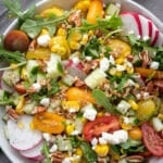 Ancient grain and vegetable salad.