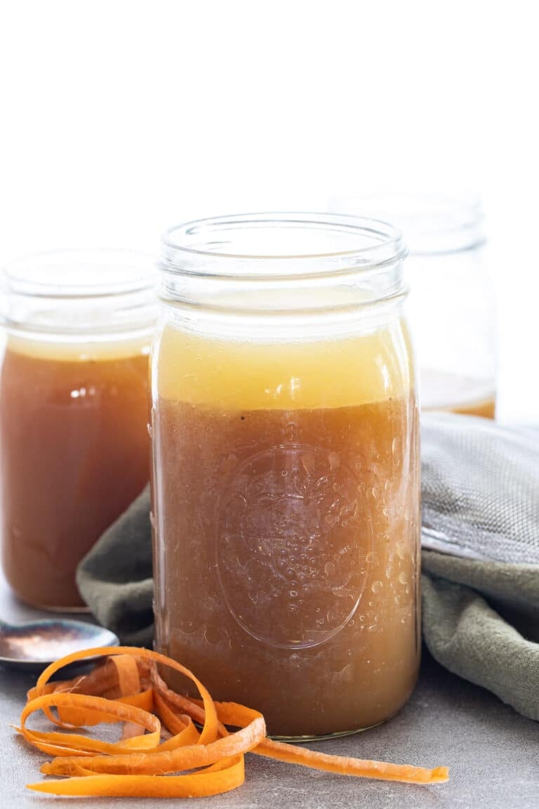 Bone Broth Pressure Cooker Vs Slow Cooker A Red Spatula