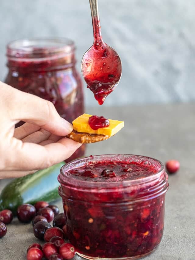 Cranberry Jalapeno Jelly A Red Spatula