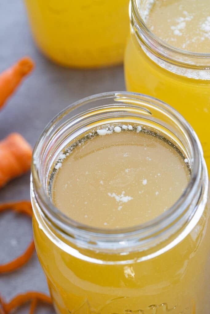 Bone Broth Pressure Cooker Vs Slow Cooker A Red Spatula