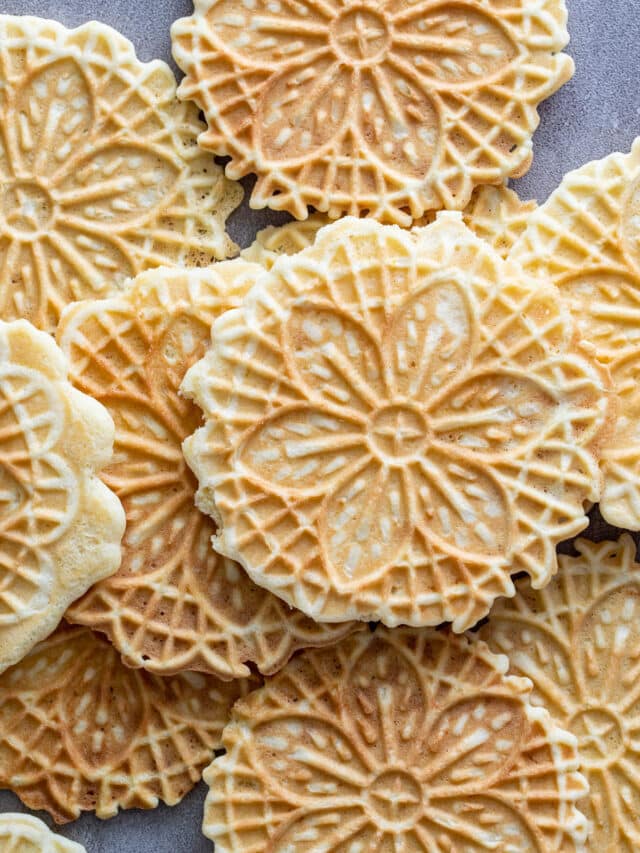 Citrus Pizzelle Recipe