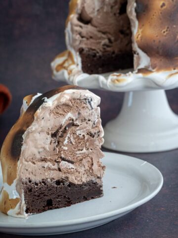 Chocolate Lover's Baked Alaska.