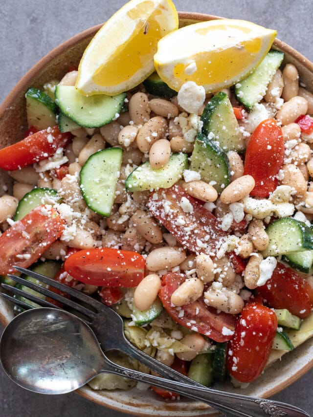 Mediterranean White Bean Salad