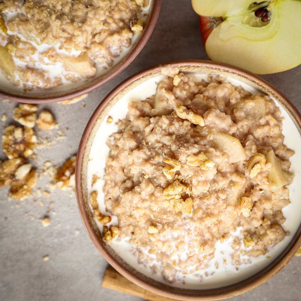 Crock Pot Apple Cinnamon Oatmeal Recipe A Red Spatula