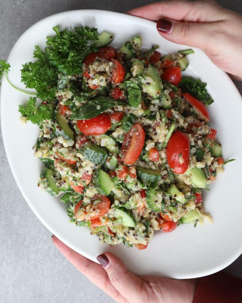 Easy Costco Quinoa Salad Recipe A Red Spatula