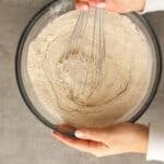 Dry ingredients for whole wheat pancake mix.