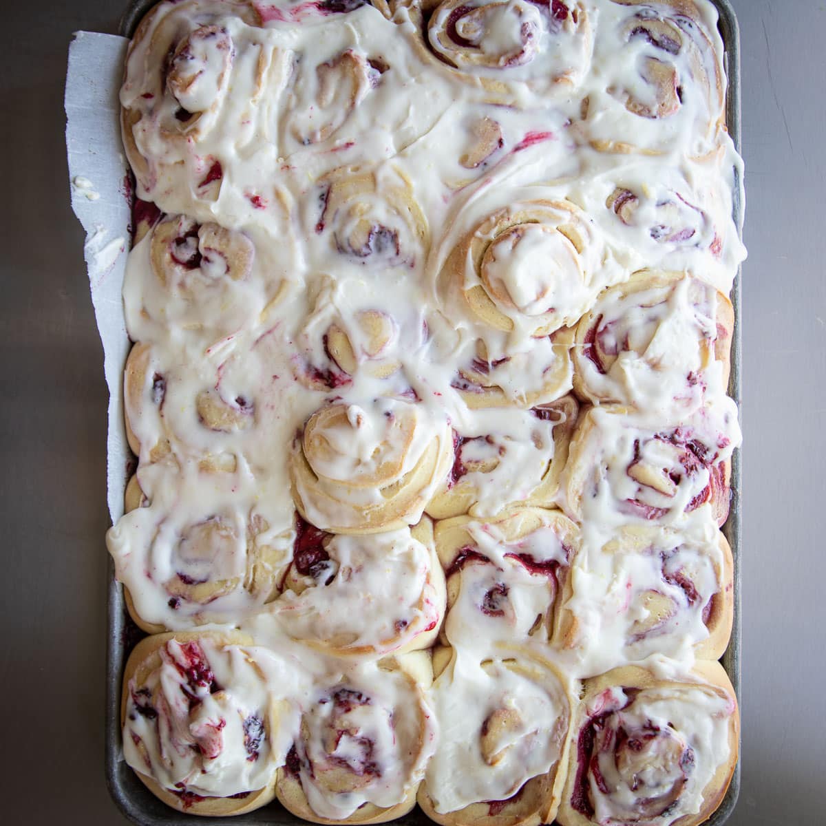 Rolling Raspberry Soft and Fluffy Raspberry Rolls - A Red Spatula